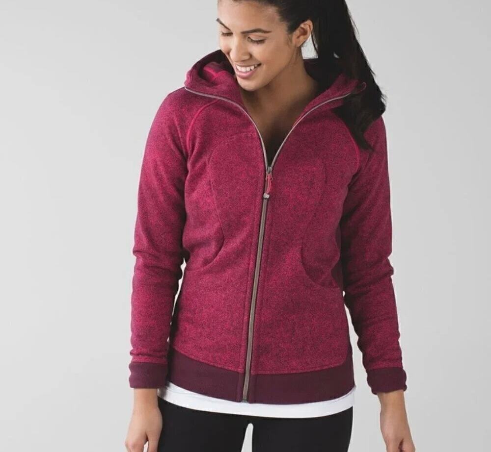 Lululemon Scuba Hoodie III - 8 Rio Mist Boom Juice Red